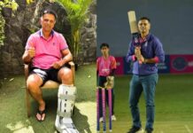 Injured Rahul Dravid Arrives at Rajasthan Royals’ IPL 2025 Camp on Crutches, Internet Reacts Injured Rahul Dravid